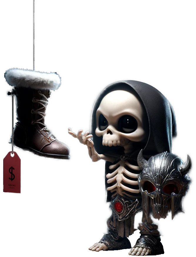 skeleton got new cool item